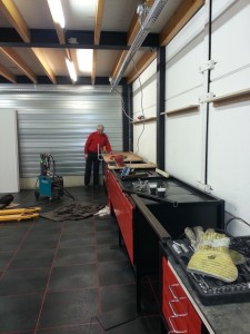 afwerking werkbanken