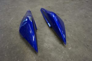 ZIJKAPPENSET ACHTER YAMAHA FZ 6 S UIT 2007